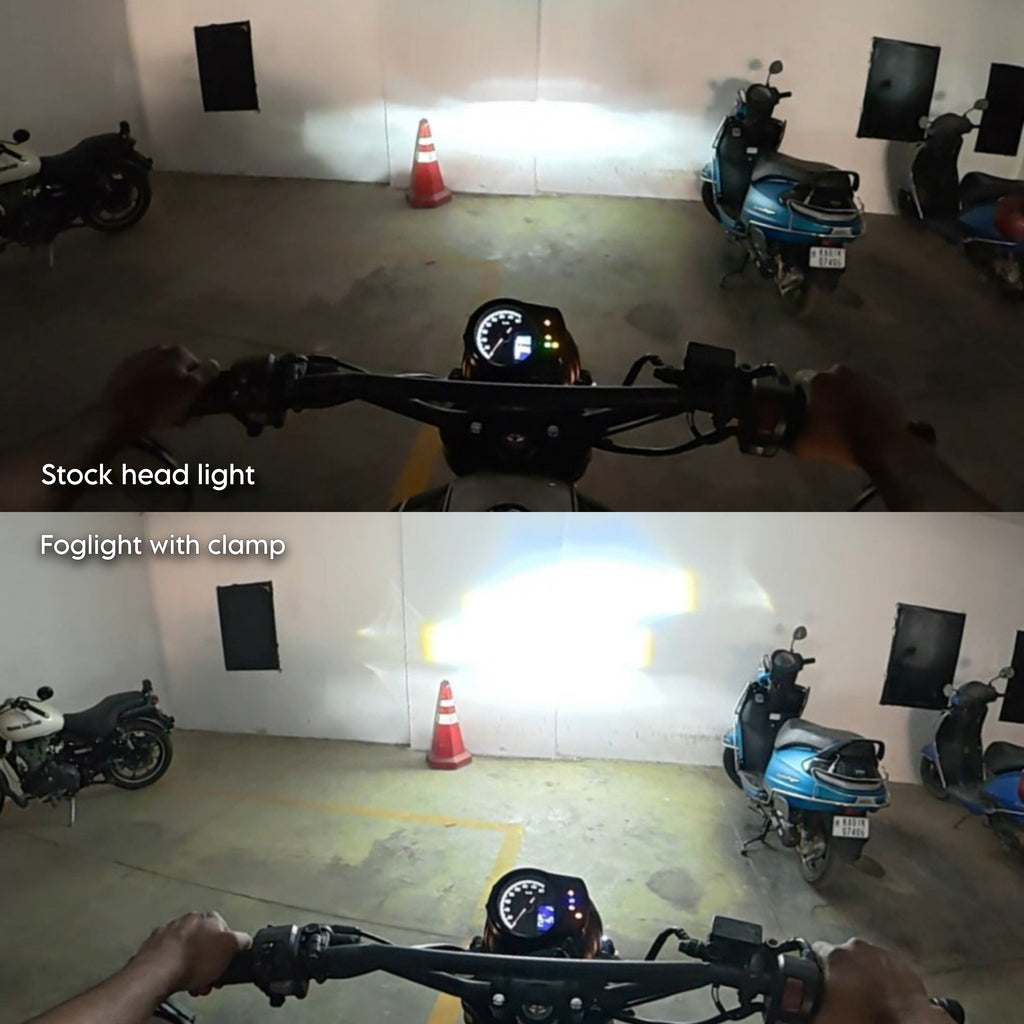 Foglamb + headlight mount - CB350RS & Highness