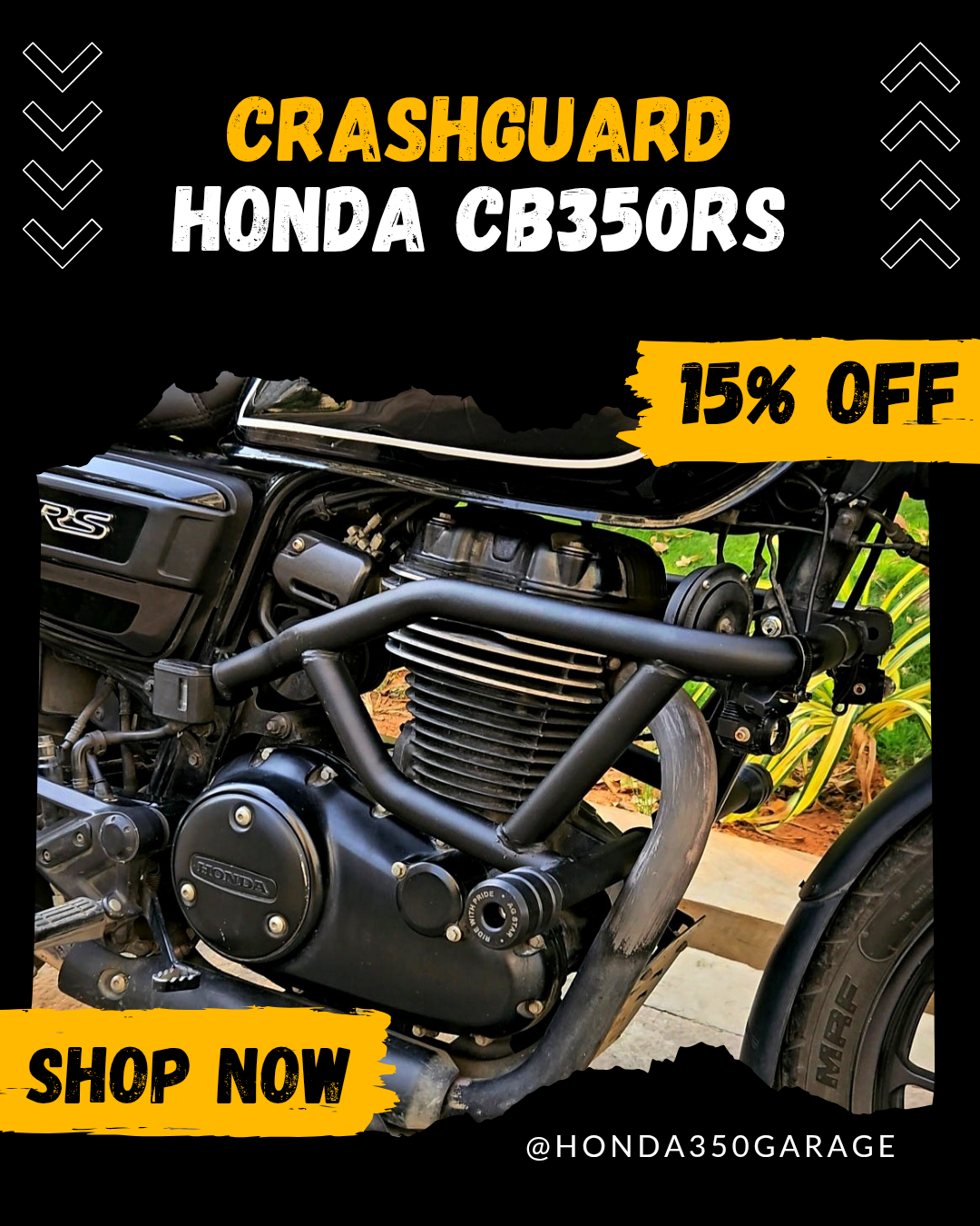 Crashguard (AG Star) - CB350RS & Highness
