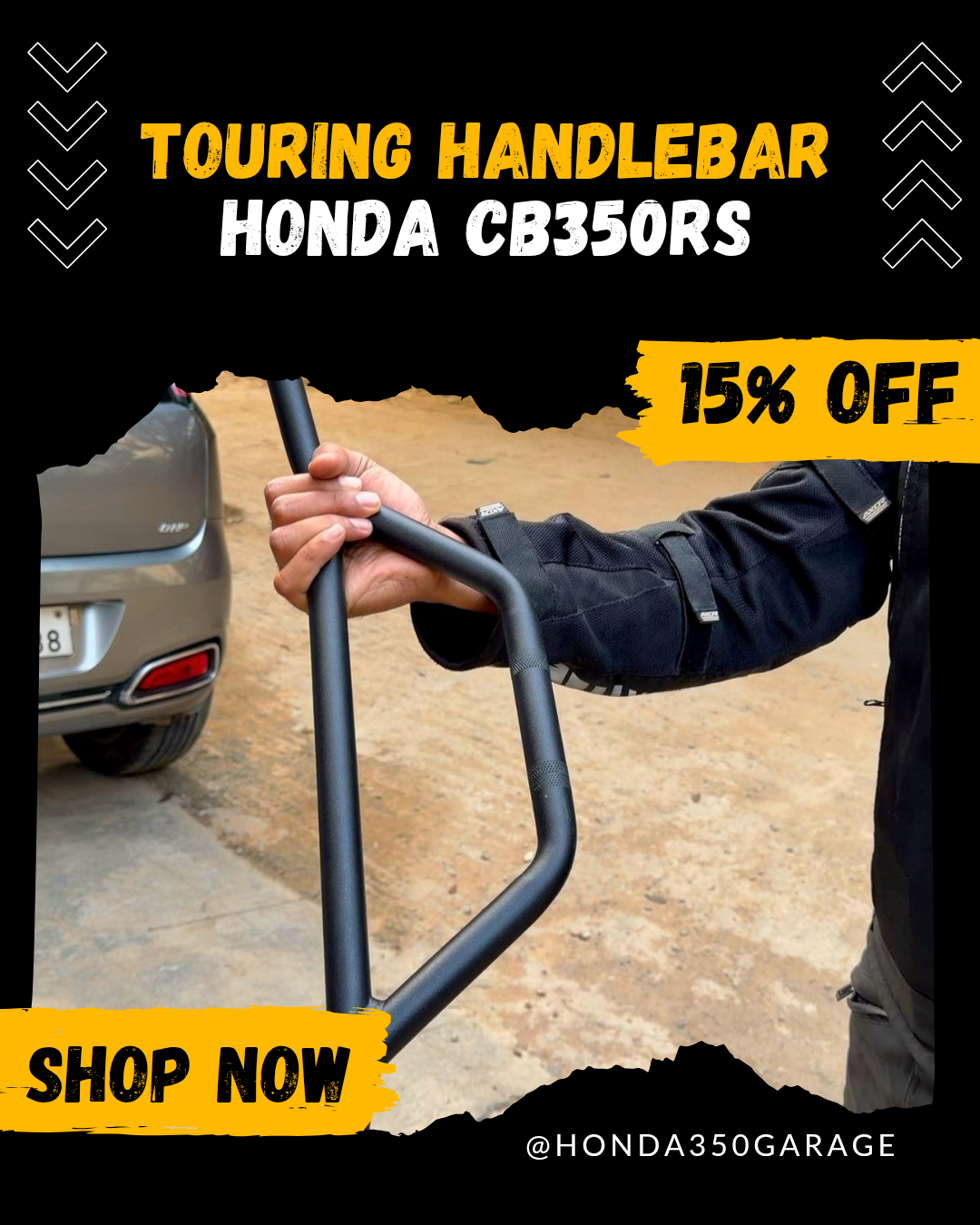 Touring handlebar - CB350RS & Highness