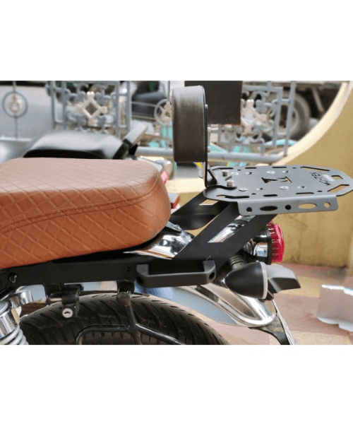 Carrier with backrest - Highness (Motocare)